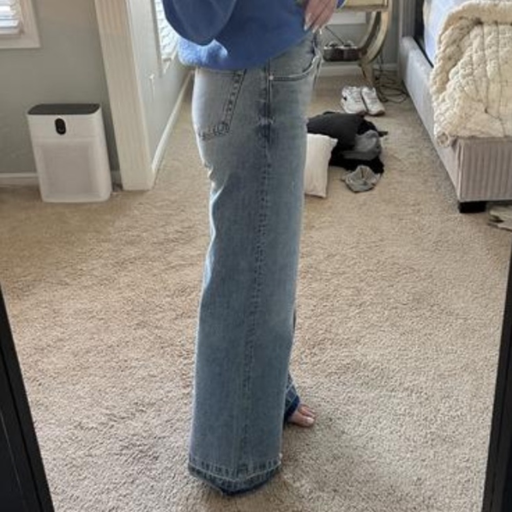 Anine Bing Lewis Wide Leg Jeans - Picture 5 of 7
